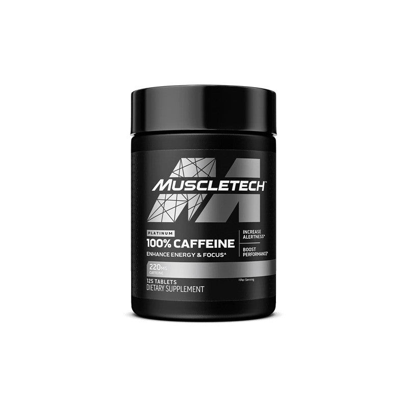 Platinum 100% Caffeine 125 Tabs-Muscletech